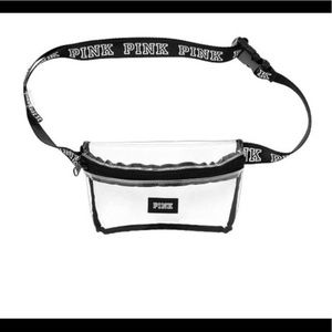 clear victoria secret fanny pack